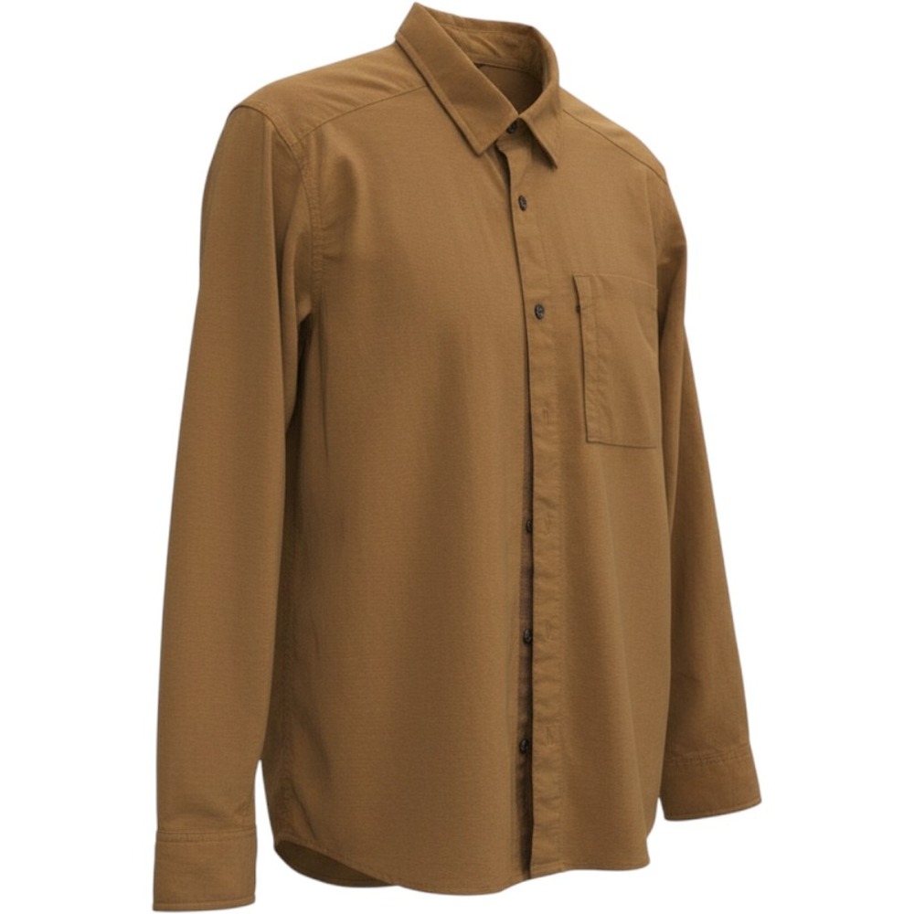 SwissTech Mens Small Copper Penny Stretch Performance Button Up Shirt SM48Y120